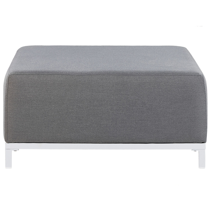 Beliani - ROVIGO - Loungeset voor 5 - Grijs - Polyester