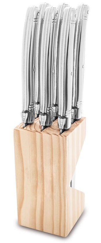 Sareva Steakmessenset Laguiole - RVS - 6 Stuks