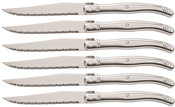 Sareva Steakmessenset Laguiole - RVS - 6 Stuks