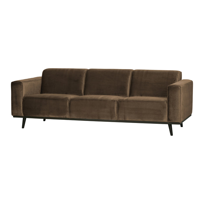 WOOOD Statement 3-zitsbank - Fluweel - Taupe