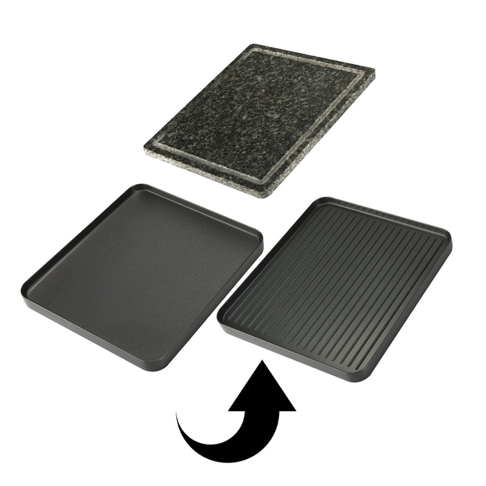 Bourgini Gourmetstel Raclette Stone Grill Plus - 8 pers.