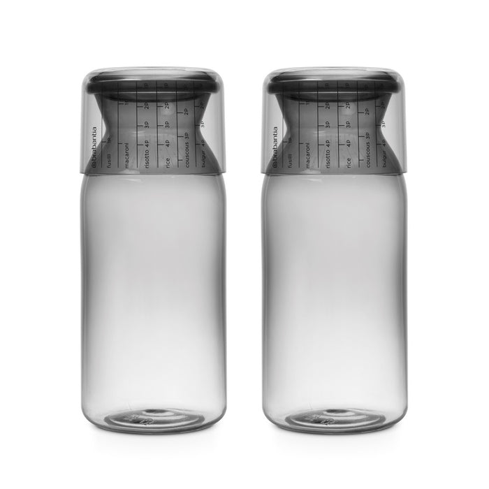 Brabantia Voorraadpot met Maatbeker 1,3 L - 2 st.