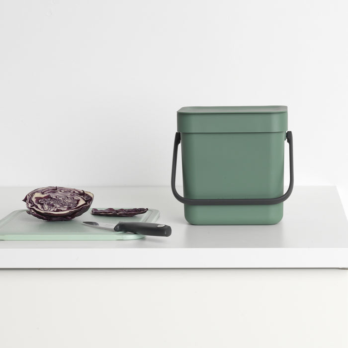 Brabantia Sort & Go Afvalemmer 3 L - Groen