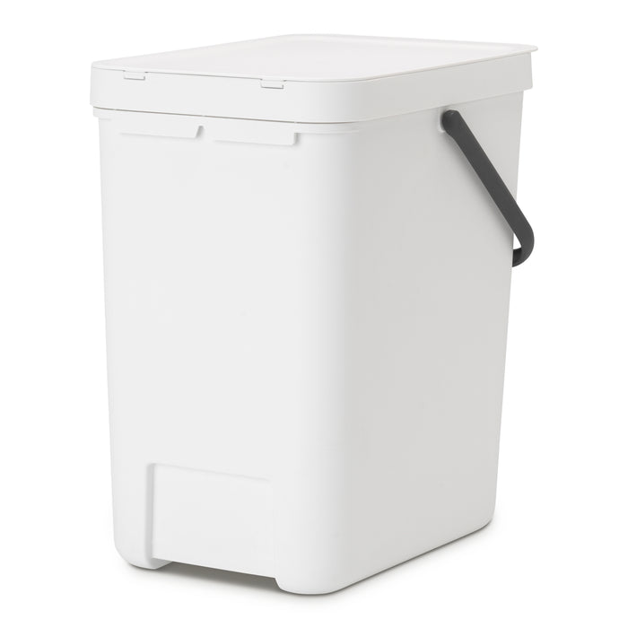 Brabantia Sort & Go Afvalemmer 25 Liter - White