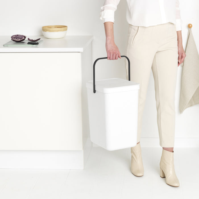 Brabantia Sort & Go Afvalemmer 25 Liter - White