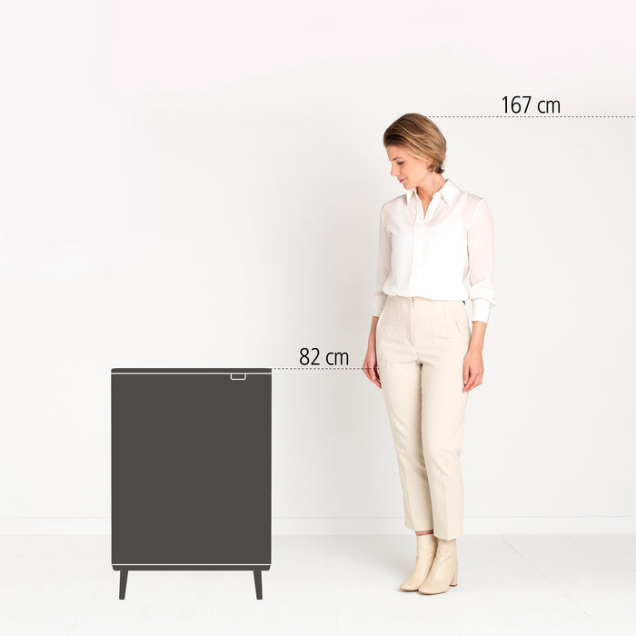 Brabantia Bo Touch Bin Hi Afvalemmer 2 x 30 L - Wit