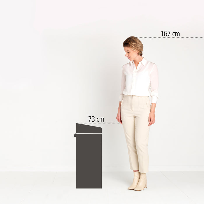 Brabantia Touch Bin afvalemmer 40 Liter - Soft Beige