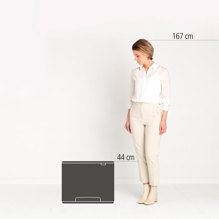 Brabantia Bo Pedaalemmer 34 Liter (11 + 23 Liter) - Soft Beige