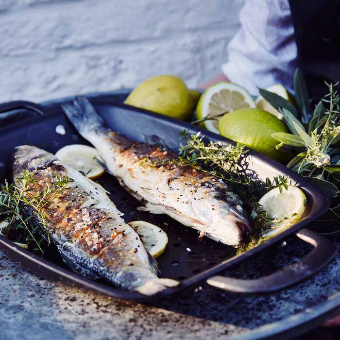 BK Black Steel Barbecue Grillpan