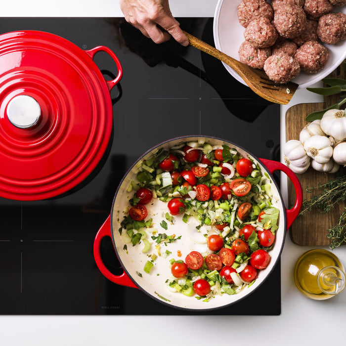 BK Bourgogne Braadpan Ø 28 cm - Chili Red
