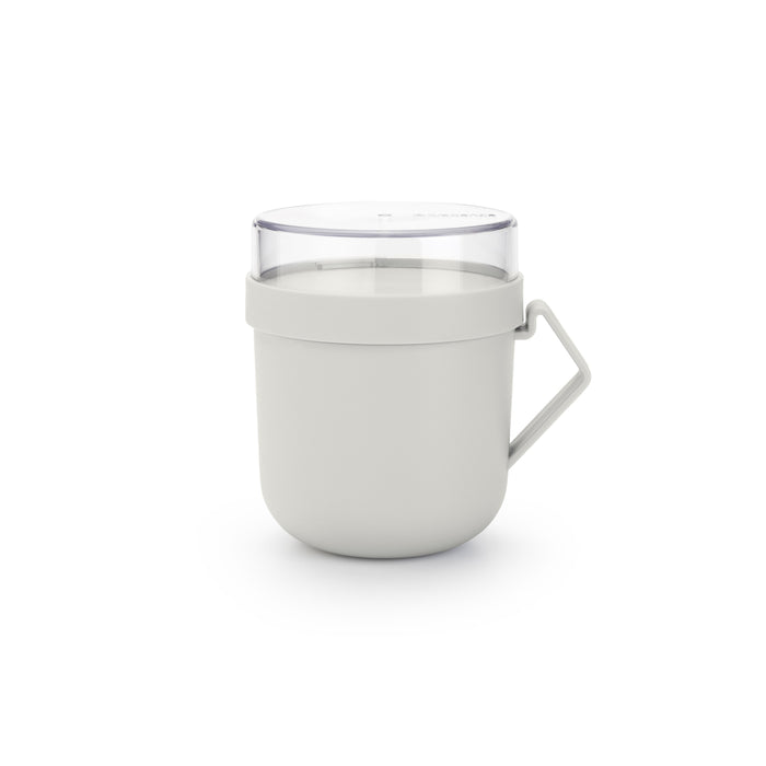 Brabantia Make & Take Soepbeker to Go 0,6 L - Magnetron - Light Grey