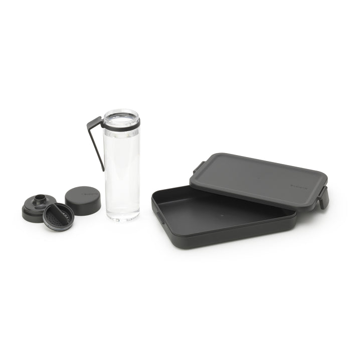 Brabantia Make & Take Breakset 2-delig - Kunststof - Dark Grey