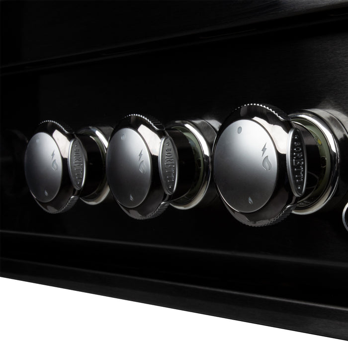 Boretti Imperatore Nero Gasbarbecue - 4 Branders - Built-in Gun Metal