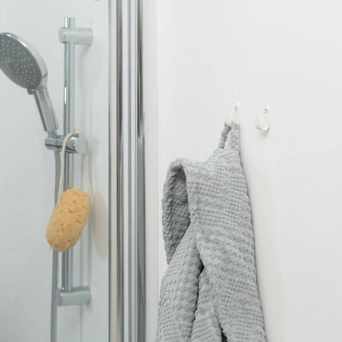 Tiger Simple Handdoekhaak - Wit (2 stuks)