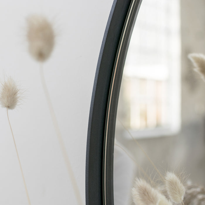 Spinder Design Donna Spiegel Ø 60 cm - Zwart