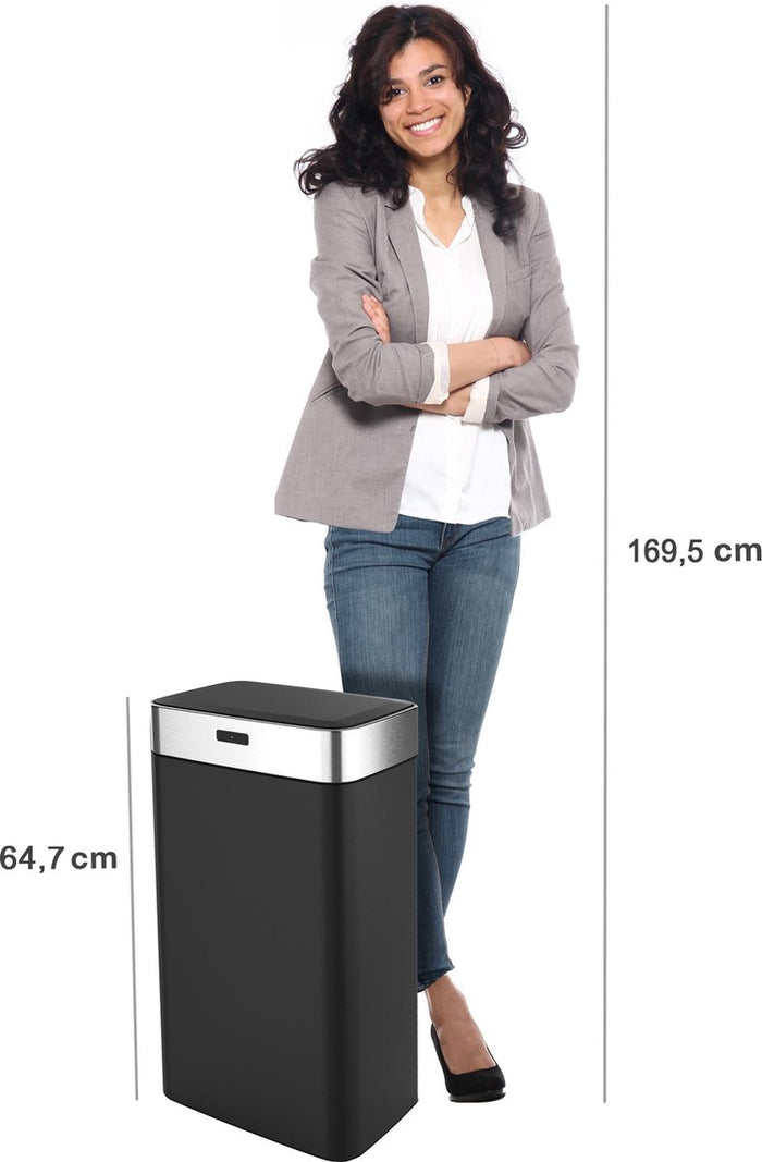 StangVollby Gimo prullenbak met sensor - 45L - Zwart