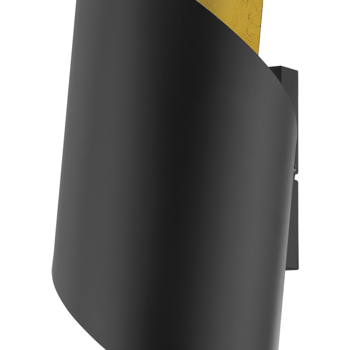 EGLO Jabaloyas Wandlamp - 1 lichts - E27 - 63cm - Zwart, Goud