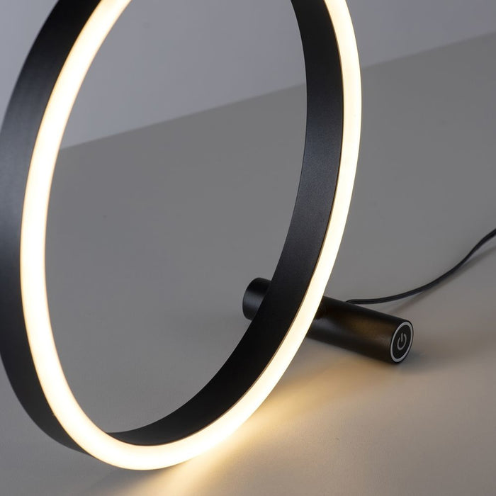Paul Neuhaus Tafellamp Ritus Zwart Ø 30cm incl. Dimmer