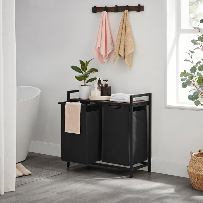 ACAZA Wasmand Zwart