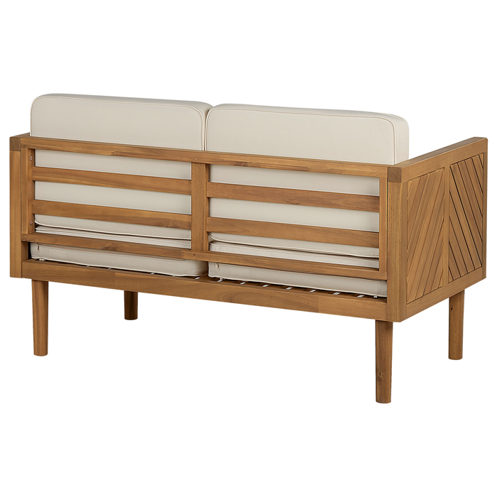 Beliani - BARATTI - Tuinbank - Lichte houtkleur - Acaciahout