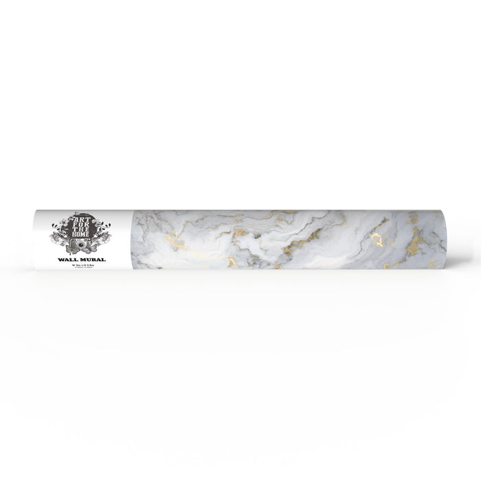 Art for the Home - Fotobehang - Precious Stone - Grijs & Goud -