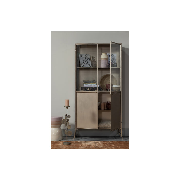 WOOOD Glazed Bijzettafel - Keramiek - Ashes - 43x33x33