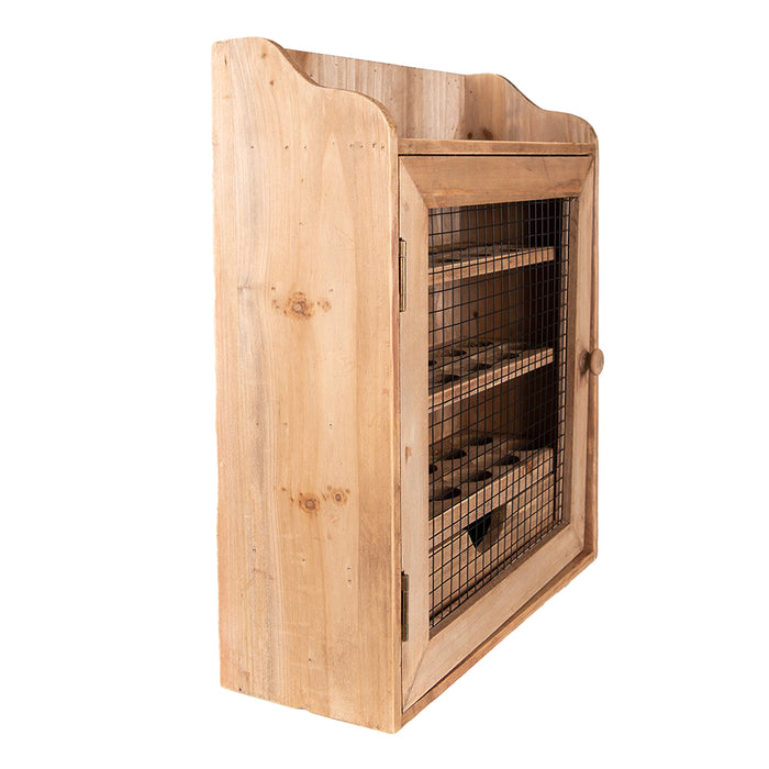 Clayre & Eef Eierkastje  35x14x44 cm Bruin Hout Rechthoek Eierhouder