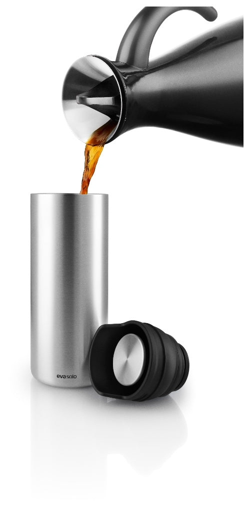 Thermosbeker, 0.35 L, Recycled, Zwart - Eva Solo | Urban To Go