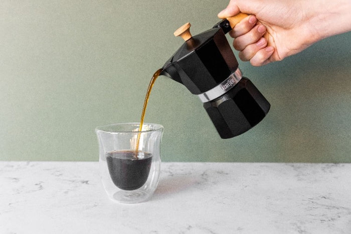 Espresso Maker, 3 Kopjes, Aluminium, Zwart - La Cafetière | Venice