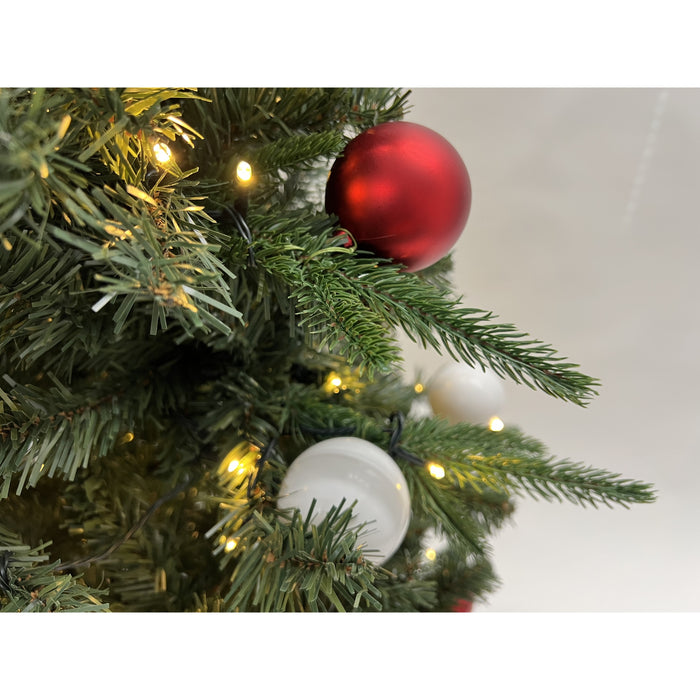 Easy Set Up Tree® Avik Red 180 cm - Kant-en-Klaar Kerstboom