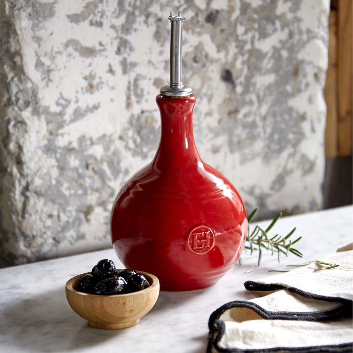 Emile Henry Azijnfles 0,4 L - Rood