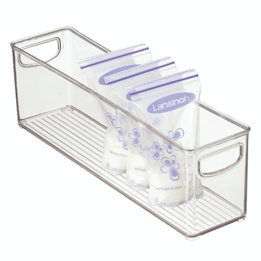 Opbergbox met Handvaten, 10.2 x 40.6 x 12.7 cm, Stapelbaar, Kunststof,