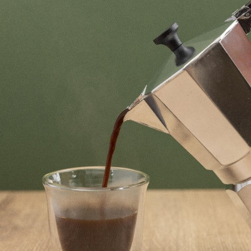 La Cafetière - Espresso Maker, 9 Kopjes, Aluminium, Zilver - La Cafeti