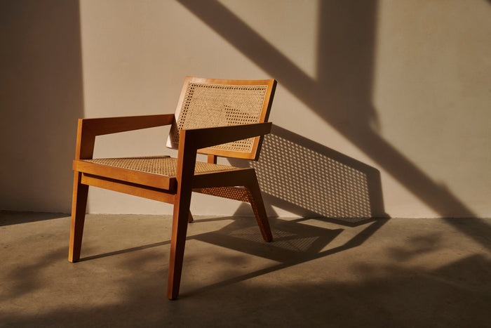 Aime Té Rotan Loungestoel - Pierre