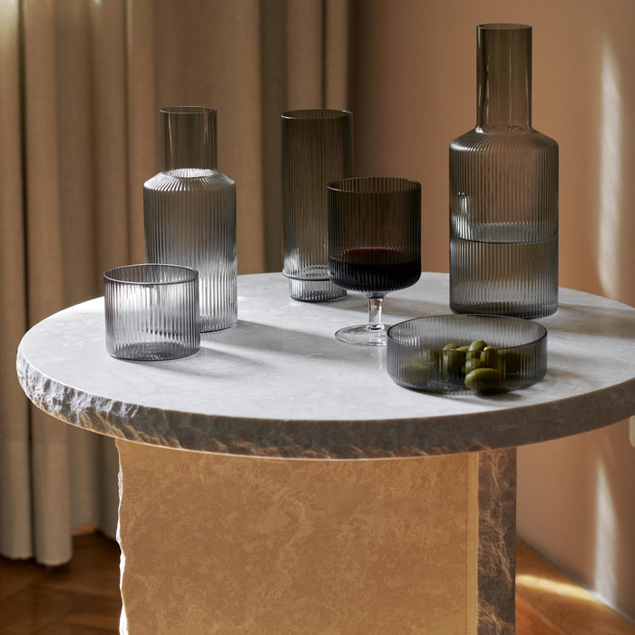 ferm LIVING Ripple Schaaltjes 4 st. - Smoked Grey