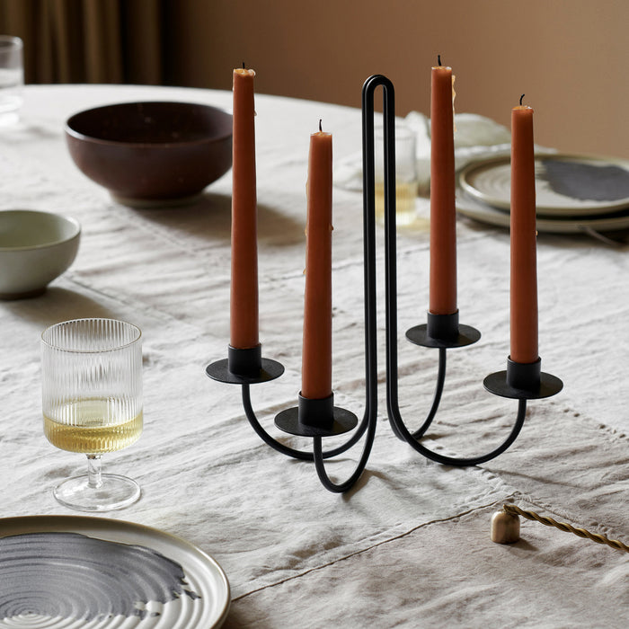 ferm LIVING Sway Kandelaar - Zwart
