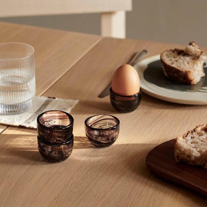 Ferm Living Tinta Eierdopjes - 4 st. - Bruin