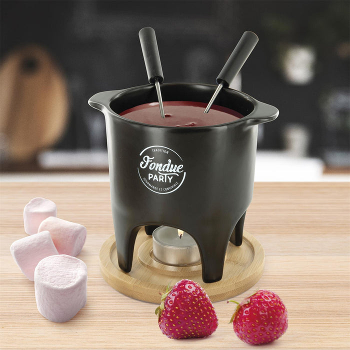 Tapas Kaas Fondueset - Zwart