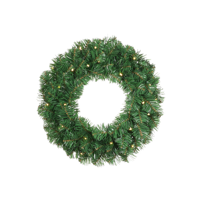 Black Box Trees Norton Set van 2 Kunstkerstbomen en 1 Kerstkrans - LED