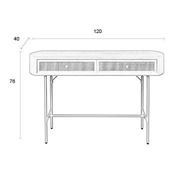 by fonQ Wave Sidetable - Zand