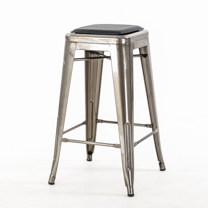 Legend Metalen barkruk industrieel metaal - 65 cm