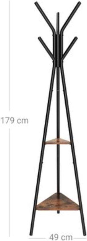 Garderobestandaard - Vintage - Bruin