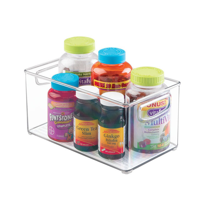 Opbergbox met Handvaten, 15.2 x 25.4 x 12.7 cm, Stapelbaar, Kunststof,
