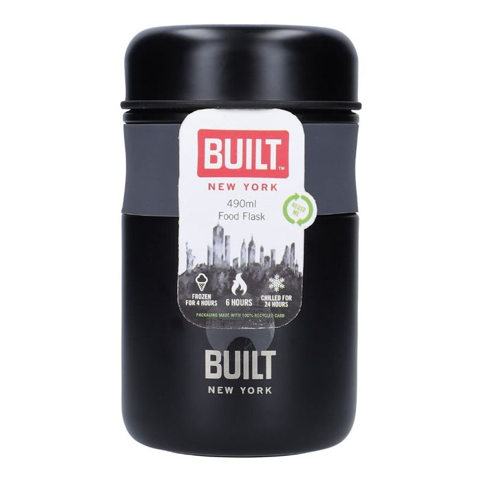 BUILT New York - Thermos Lunchbox, 0.49 L, Zwart - BUILT New York | Ac