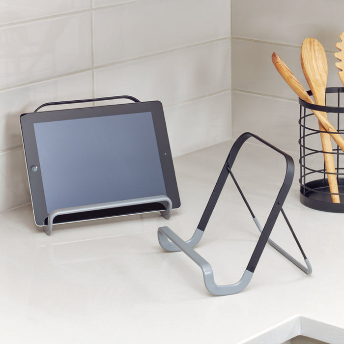 iDesign - Kookboekhouder, 20 x 9 x 20 cm, RVS, Zwart - iDesign | Austi