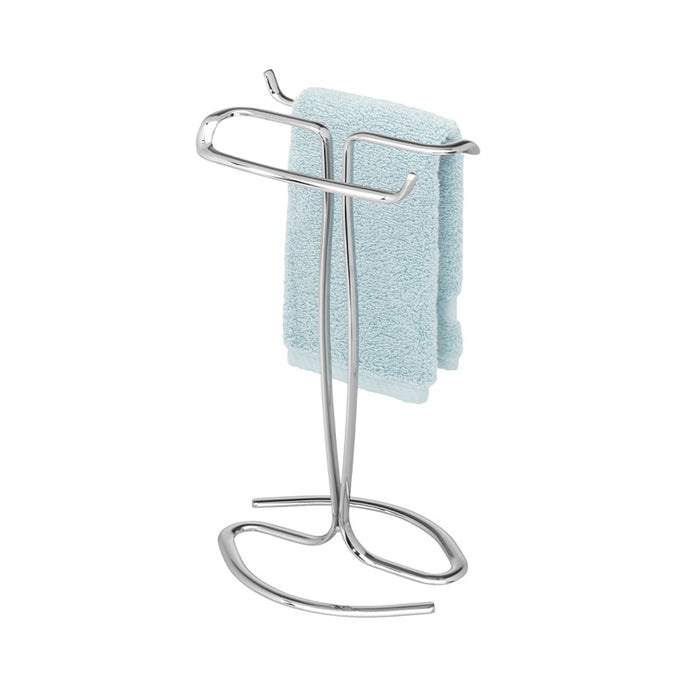 Gastendoek Houder, Geschikt voor 2 Gastendoekjes, Staand, RVS, Zilver