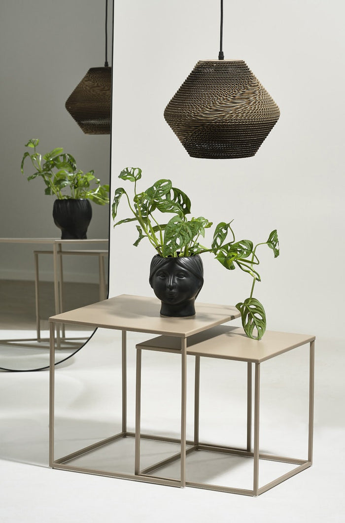 Villa Collection Vasto Staande Spiegel Ovaal 170 x 55 cm - Zwart
