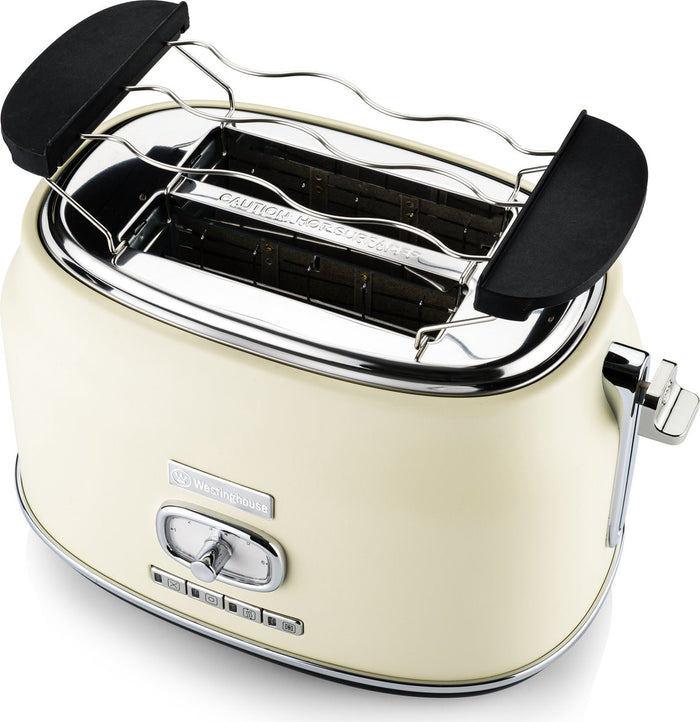 Westinghouse Retro Bundel - Waterkoker + Broodrooster + Blender - Wit