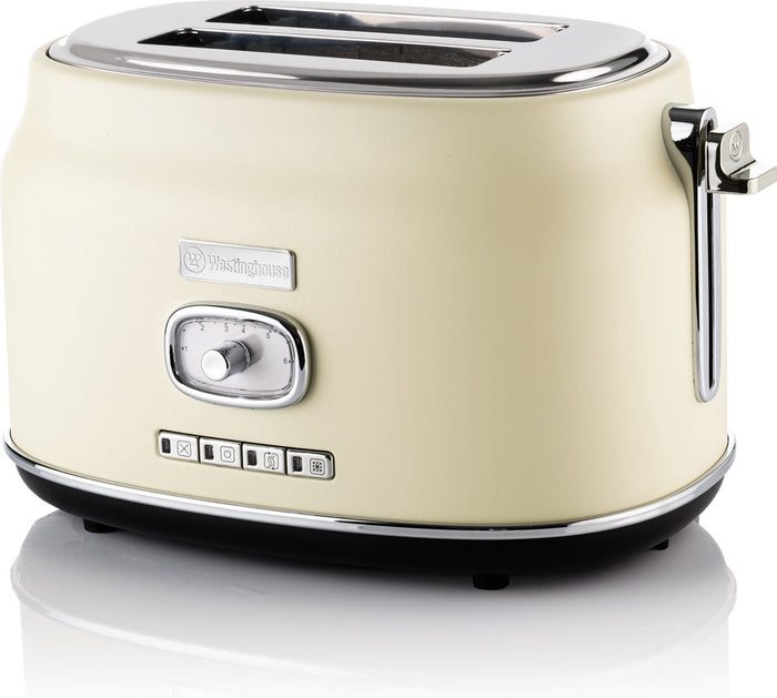 Westinghouse Retro Bundel - Waterkoker + Broodrooster + Blender - Wit