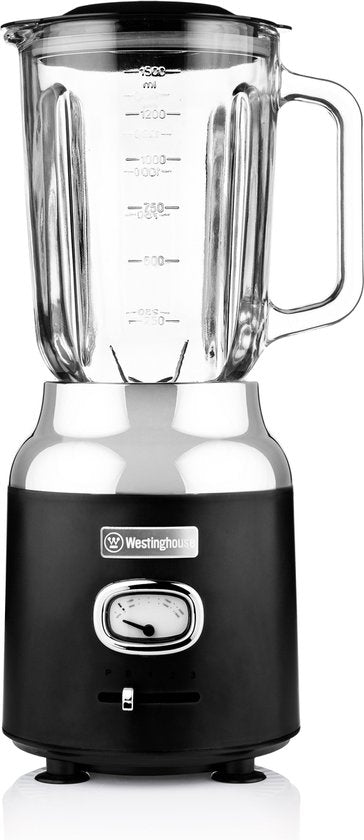 Westinghouse Retro Bundel - Waterkoker + Broodrooster + Blender -Zwart